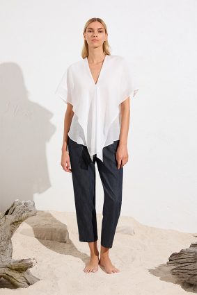 Mela Purdie Cape Shell White