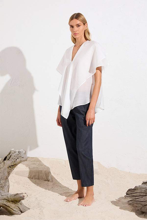 Mela Purdie Cape Shell White