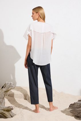 Mela Purdie Cape Shell White