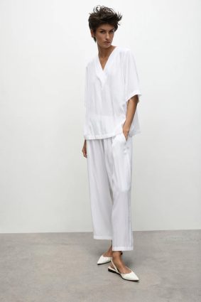 Mela Purdie Pace Pant White