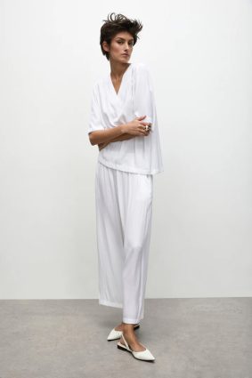 Mela Purdie Pace Pant White