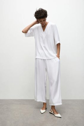 Mela Purdie Pace Pant White