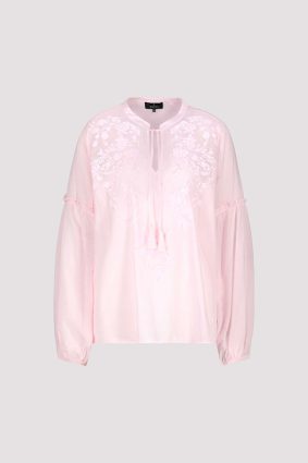 Monari Blouse Print Toned Flamingo