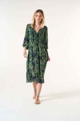 Oneseason Mia Congo Dress Viscose Green