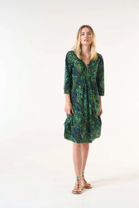 Oneseason Middy Poppy Congo Cotton Green