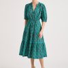 Lola Austen Midi Dress Seal Emerald