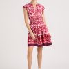 Lola Daisy Boo Midi Dress Marg Ruby