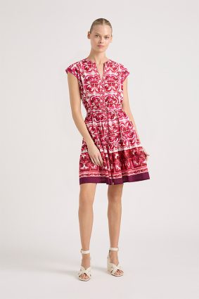 Lola Daisy Boo Midi Dress Marg Ruby