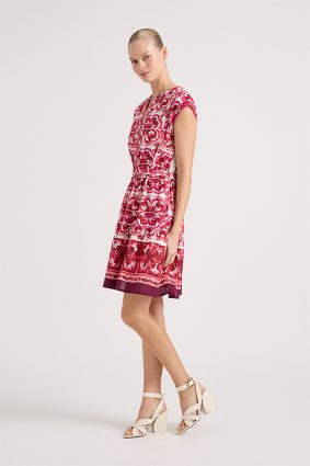 Lola Daisy Boo Midi Dress Marg Ruby