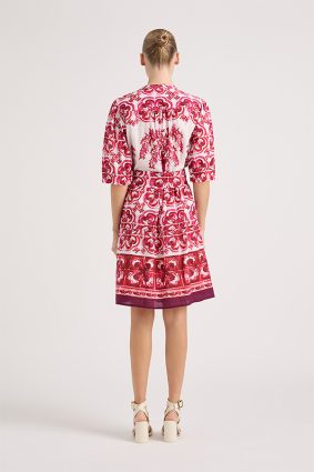 Lola Marilyn Button Dress Marg Ruby