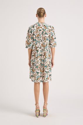 Lola Marilyn Button Dress Paisley Pop