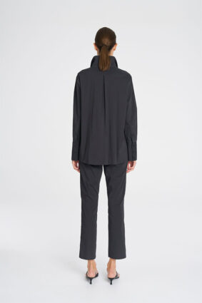 Mela Purdie Half Zip Blouse French Navy