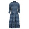 Alquema Nehru Coat Dress Denim