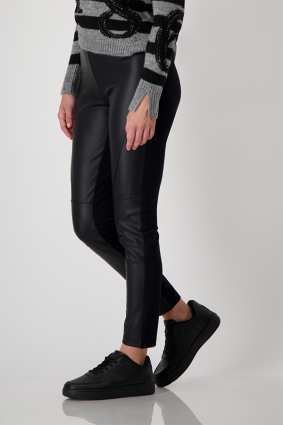 Monari Leggings Trousers Schwarz