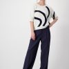Monari Round Neck Pullover Off White