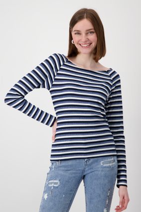 Monari Round Neck T-Shirt Mnlgt Blust