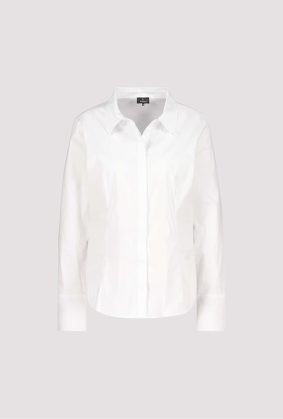 Monari Shirt Collar Blouse Weiss