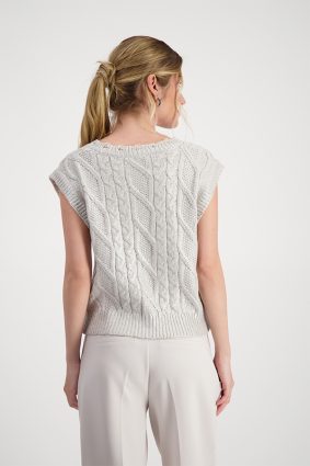 Monari V Neck Knitwear Moon