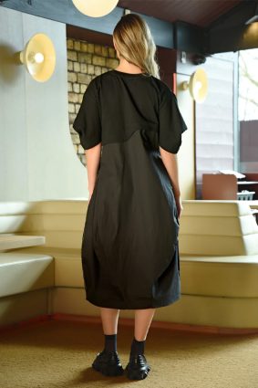 Cooper Wave Catcher Dress Black