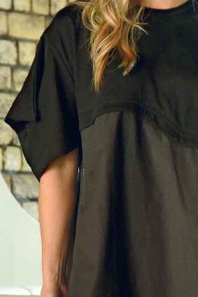 Cooper Wave Catcher Dress Black
