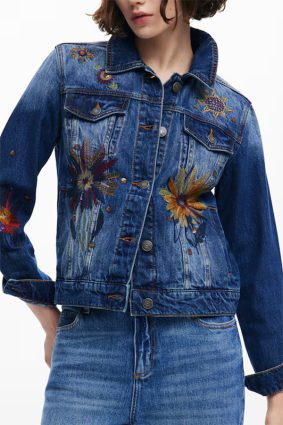 Desigual Denim Medium Wash Jacket