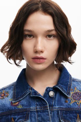 Desigual Denim Medium Wash Jacket