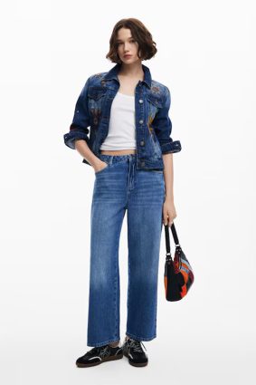 Desigual Denim Medium Wash Jacket