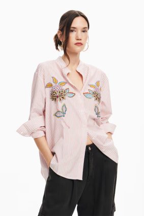 Desigual Shirt Rosa Helado