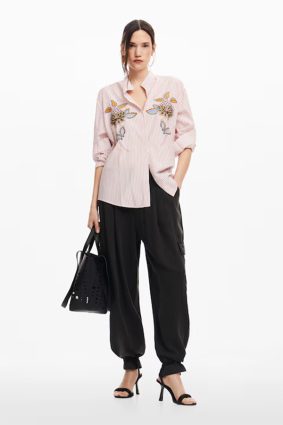 Desigual Shirt Rosa Helado