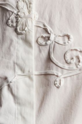 High Belief Stand Collar Shirt White