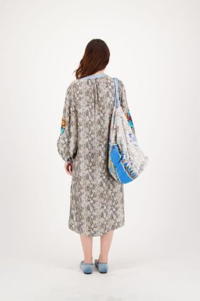 Me369 Hanna Placket Dress Snake