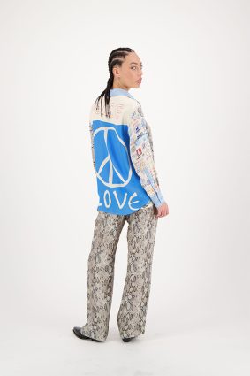 Me369 Isabel Printed Shirt Snake