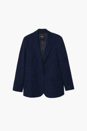 Desigual Coat Navy