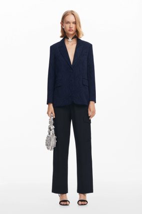 Desigual Coat Navy