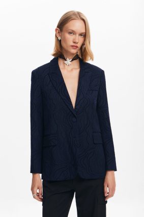 Desigual Coat Navy