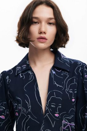 Desigual Dress Marino