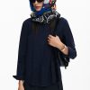 Desigual Foulard Scarf Navy