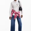 Desigual Shirt Blanco Logo