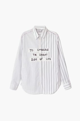 Desigual Shirt Blanco Logo