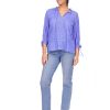 Johnny Was Yiprianne Blouse Bonita Baja Blue Bjb