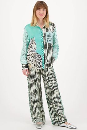 Me369 Bailey Straight Leg Track Pant Safari