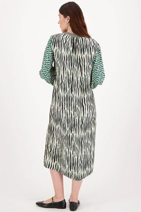 Me369 Hanna Placket Dress Safari