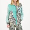 Me369 Isabel Printed Shirt Safari