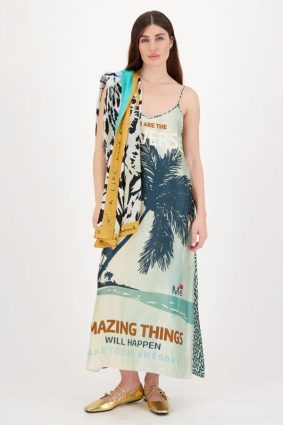 Me369 Olivia Camisole Dress Safari
