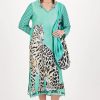 Me369 Violet V-Neck T-Dress Safari