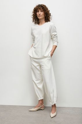 Mela Purdie Crop Club Pant Winter White
