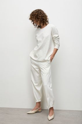 Mela Purdie Crop Club Pant Winter White