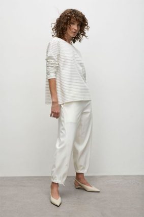 Mela Purdie Crop Club Pant Winter White
