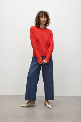 Mela Purdie Roll Sweater Poppy
