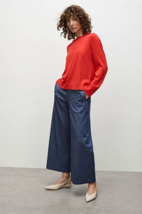 Mela Purdie Roll Sweater Poppy
